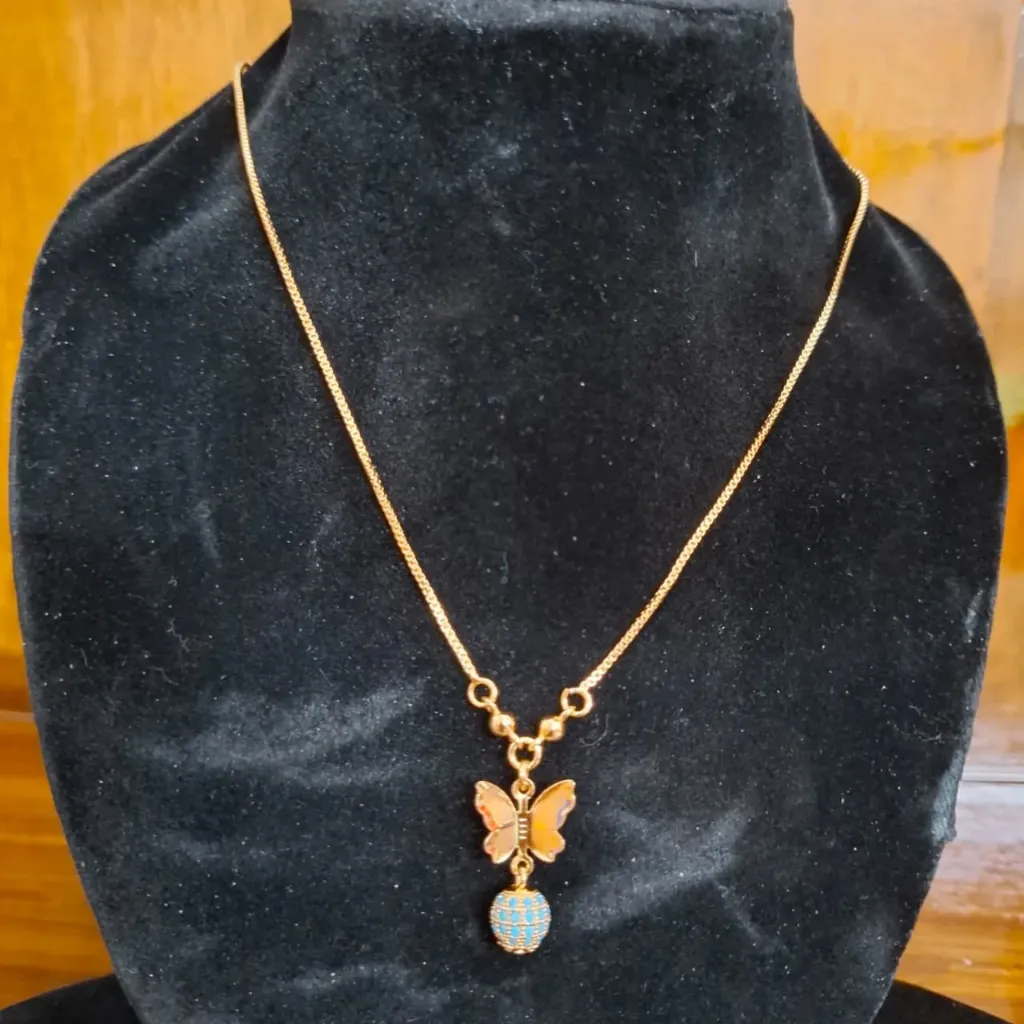 Butterfly Pendant Chain