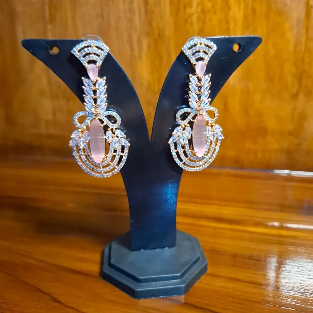 Rose Gold AD Danglers